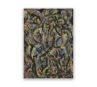 LHHJF LJHFA Expresionismo Jackson Pollock Póster Arte Abstracto de Pared Jackson Pollock Pintura en Lienzo e Impresiones Nórdico Decoración del hogar Cuadro de Pared 50x70cm Sin Marco