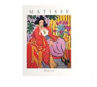 LHHJF LJHFA Famoso Henri Matisse Retro Poster Mujer Arte De Pared Y Grabados Henri Matisse Pintura En Lienzo Casa Sala De Estar Decoración Cuadro De Pared 40x60cm Sin Marco