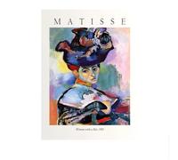 LHHJF LJHFA Famoso Henri Matisse Retro Poster Mujer Arte De Pared Y Grabados Henri Matisse Pintura En Lienzo Casa Sala De Estar Decoración Cuadro De Pared 40x60cm Sin Marco
