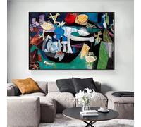 LHHJF LJHFA Famoso Pablo Picasso Minimalismo Poster Figura Arte de pared vintage Pablo Picasso Pintura en lienzo e impresiones Decoración del hogar Cuadro de pared 50x70cm Sin marco