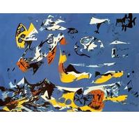 LHHJF LJHFA Famoso póster de Jackson Pollock con estética Abstracta Arte de Pared Jackson Pollock Pintura en Lienzo e Impresiones decoración nórdica para el hogar 50x70cm sin Marco