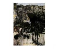 LHHJF LJHFA Francis Bacon Exposición Póster Abstracto Grotesco Arte De Pared Francis Bacon Lienzo Pintura Y Grabados para Decoración del Hogar Cuadro 40x60cmx1 Sin Marco