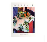 LHHJF LJHFA Henri Matisse Póster Retro Fruta Bodegón Arte De Pared Y Grabados Moderno Henri Matisse Pintura En Lienzo Decoración del Hogar Cuadro De Pared 40x60cmx1 Sin Marco