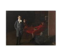 LHHJF LJHFA Joaquin Sorolla Póster Vintage《Mis hijos》Arte de pared Joaquin Sorolla Pintura en lienzo e impresiones Nórdico Decoración del hogar Cuadro 50x70cmx1 Sin marco