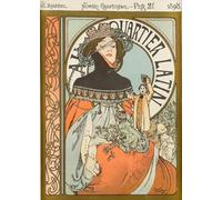 LHHJF LJHFA Póster de Alphonse Mucha Mujer Flores Arte de Pared Pintura y Grabados de Lienzo Alphonse Mucha Decoración del salón Foto 50x70cmx1 Sin Marco