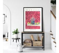 LHHJF LJHFA Póster de Henri Matisse Jarrón retro Naturaleza muerta Arte mural e impresiones Pintura moderna de lienzo de Henri Matisse Decoración del hogar Imagen mural 40x60cmx1 Sin marco