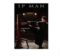 LHHJF LJHFA Póster de Kung Fu Chino Ip Man Donnie Yen Arte de Pared Wing Chun Master Pintura en Lienzo e Impresiones Decoración del Hogar de Moda 50x70cmx1 Sin Marco