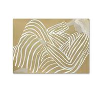 LHHJF LJHFA Póster de Sofia Lind Minimalismo abstracto Líneas Pintura de lienzo Arte mural e impresiones de Sofia Lind Cuadro de decoración nórdica 40x60cmx1 Sin marco