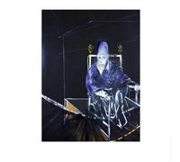 LHHJF LJHFA Póster del cubismo de Francis Bacon Figura abstracta Arte mural de Francis Bacon Pintura y grabados de lienzo Cuadro de decoración nórdica del hogar 50x70cmx1 Sin marco