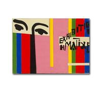 LHHJF LJHFA Póster famoso de la exposición de Henri Matisse Arte mural vintage Pintura y grabados de Henri Matisse en lienzo Pintura y grabados Decoración del hogar 40x60cmx1 Sin marco