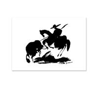 LHHJF LJHFA Póster retro de Pablo Picasso Cubismo Arte mural minimalista Pablo Picasso Pintura y grabados en lienzo Cuadro nórdico de decoración del hogar 40x60cmx1 Sin marco