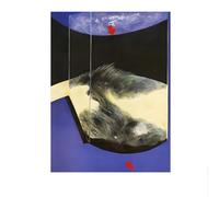 LHHJF LJHFA Pósters de Francis Bacon Figura abstracta Obra maestra Arte mural Pintura y grabados de lienzo de Francis Bacon Cuadro de decoración del hogar 50x70cmx1 Sin marco