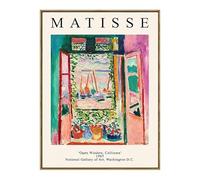 LHHJF LJHFA Pósters de paisajes de Henri Matisse Arte abstracto retro en las paredes Pintura y grabados de lienzo de Henri Matisse Pintura de decoración del hogar 40x60cmx1 Sin marco
