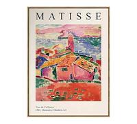 LHHJF LJHFA Pósters de paisajes de Henri Matisse Arte abstracto retro en las paredes Pintura y grabados de lienzo de Henri Matisse Pintura de decoración del hogar 40x60cmx1 Sin marco