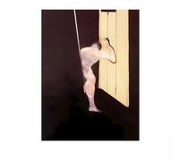 LHHJF LJHFA Pósters estéticos de Francis Bacon Figuras abstractas de pared de pintura y grabados de lienzo de Francis Bacon Fotos de decoración del hogar 50x70cmx1 Sin marco