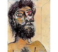 LHHJF LJHFA Retro Pablo Picasso Cubismo Posters Figura Retrato Arte de Pared Pablo Picasso Pintura en Lienzo e Impresiones Decoración del hogar Cuadro 50x70cmx1 Sin Marco