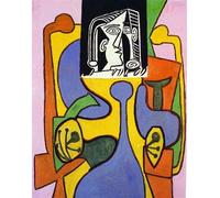 LHHJF LJHFA Retro Pablo Picasso Surrealismo Poster Figura Arte Abstracto Pared Pablo Picasso Pintura En Lienzo Y Impresiones Decoración del Hogar Cuadro 50x70cm Sin Marco