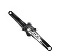 LHHL Bike Crank Arm 170mm Aleación De Aluminio Bicicleta Manivela Conjunto De Cadena for Mountain Bicycle(Black)