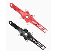 LHHL Brazo Manivela De Bicicleta 170mm Aleación Aluminio Brazo Manivela Mano Izquierda Juego Bielas Una Velocidad para Accesorio Repuesto con Eje De Pedalier(Black)