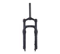 LHHL Horquilla Aire Y Gas Horquilla Suspensión Plegable para Bicicleta 26" Control Remoto Accesorios Ciclismo Freno Disco QR por 4.0 Neumático Negro 2270g(Manual,20inch)