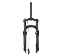 LHHL Horquilla Aire Y Gas Horquilla Suspensión Plegable para Bicicleta 26" Control Remoto Accesorios Ciclismo Freno Disco QR por 4.0 Neumático Negro 2270g(Manual,26inch)