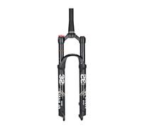 LHHL Horquilla de suspensión for Bicicleta de montaña,Recorrido de 120mm,Tubo de dirección cónico de 1-1/8",Freno de Disco Delantero de 9x100mm,Cierre rápido,Bloqueo Manual/Remoto(Manual,26)