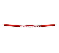 LHHL Manillar De Bicicleta Manillar MTB 31.8mm Carbono Mountain Bike Manillar Plano Manillar 580/600/620/640/660/680/700/720/740/760mm(Red White,660mm)