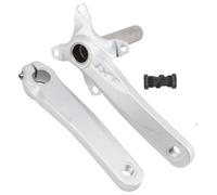 LHHL MTB Platos Y Bielas Bicicleta Integrado Hueco Manivela 170mm Aleación De Aluminio Izquierda Derecha Biela for Bicicleta De Montaña con BB(Silver)
