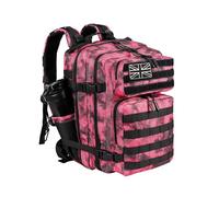 LHI Mochila táctica militar para hombres y mujeres, 25 L/35 L, mochila pequeña con soporte para botellas, M