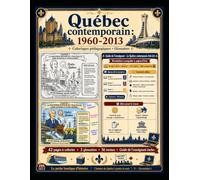 L'Histoire du Québec Contemporain 1960-2013 : Cahier d'Activités: Coloriages pédagogiques + Glossaires : 42 pages à colorier, 56 termes et guide de l'enseignant inclus (5e - Secondaire 1)