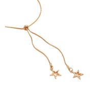 LHJHZDJC Collar con colgante, collar de cadena fina ajustable a la moda, borla larga, con colgante de estrella hueca, cadena frontal del pecho, joyería corporal, joyería diaria, regalo casual