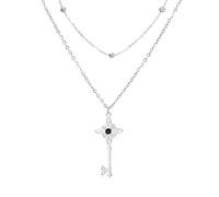 LHJHZDJC Collar con colgante de nudo de bruja, diseño de nudo de bruja, colgante de nudo mágico celta, amuleto de joyería de brujería, gran regalo para ella y él