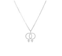 LHJHZDJC Collar con colgante del mismo sexo para hombres y mujeres, collar de vanguardia para parejas, festivales, joyas, regalo, ropa de calle, accesorio para hombres y mujeres, regalo casual