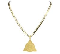 LHJHZDJC Collar de nudo celta de bruja vikinga para hombre, cadena de odín, runas, amuleto de brujería, joyería de nudo de bruja, accesorio para hombres y mujeres, regalo casual