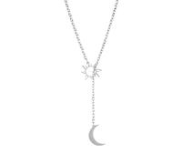 LHJHZDJC Collar de tótem de sol y luna para mujer, exquisito regalo casual de verano para amigos, joyería de calle, accesorio para hombres y mujeres, regalo casual