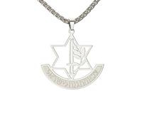 LHJHZDJC Collares de estrella de David hebrea para mujer, collar de estrella hexagonal hueca, cadena de caja, joyería de cadena judía, accesorio de ropa de calle para hombres y mujeres, regalo casual
