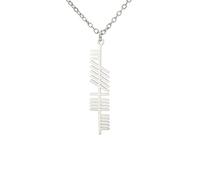 LHJHZDJC Collares para hombre, joyería para mujer, collares de moda celta irlandesa Ogham de moda, árbol de alfabeto, fuerza, sabiduría, amor, colgantes para mujeres y hombres, joyería de regalo para
