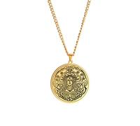 LHJHZDJC Collares y joyas para hombre con amuleto de la diosa Freyja, fertilidad, amor, sexo, belleza, mitología nórdica, regalo para ella, colgante de acero inoxidable