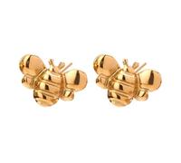 LHJHZDJC Exquisito, moderno, elegante, personalidad, tachuelas de abeja, temperamento versátil para mujer, diseño de nicho, regalo de acero inoxidable para ella