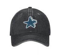LHJHZDJC Gorra de béisbol Hit Me Hard and Soft Classic Distressed Denim Washed Snapback Gorra para Hombres y Mujeres Actividades al Aire Libre Gorra