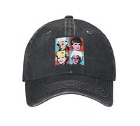 LHJHZDJC Gorra de béisbol para Mujer Resistente a Todas Las Estaciones Golden Warhol Gorra de béisbol para Mujer