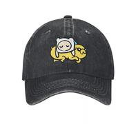 LHJHZDJC Gorras de béisbol Sleepy Jake Finn The Human Retro Desgastado Aventuras Snapback Gorra Unisex Outdoor Todas Las Estaciones Gorras de Viaje