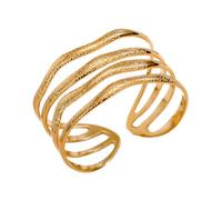 LHJHZDJC La pulsera de acero inoxidable en forma de C se puede ajustar sin decolorarse. Regalo para ella
