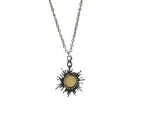 LHJHZDJC Para hombres y mujeres, joyería de moda, collar de piedra lunar de moda, colgante de luna de cristal, collares vintage para mujeres, joyería bohemia para mujer, gran regalo para ella y él