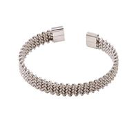 LHJHZDJC Pulsera decorativa de cuerda de alambre de acero de titanio para hombres y mujeres, nicho de alta gama, sentido ligero, temperamento de lujo, regalo para ella