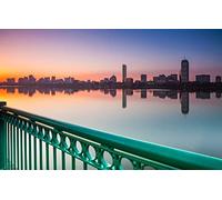 LHJOYSP Jigsaw Puzzle 1000 Piezas Ciudad Marina Arquitectura Estados Unidos Promenade Boston Seaport 75x50cm