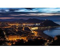 LHJOYSP Juegos ni?a 8 a?os mas vendidos Puzzle 1000 Piezas City Bay San Sebastian, España 75x50cm