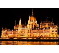 LHJOYSP Mini Puzzle 1000 Piezas Ciudad ríos Capital hungría Budapest danubio 75x50cm