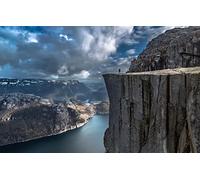 LHJOYSP puzles niños 1000 piezasbelleza Natural,púlpito Noruego,púlpito,75x50cm