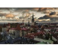LHJOYSP Puzzle 3D 2 Puzzle 1000 Piezas Ciudad Tallinn Estonia 75x50cm